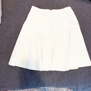 Halston winter white skirt